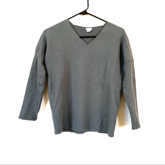Transit Par Such Wool Blend Gray Long Sleeve S - Picture 1 of 4